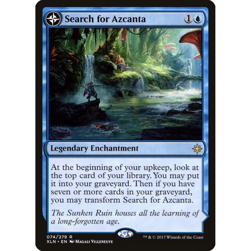 Search for Azcanta // Azcanta, the Sunken Ruin rare 74 Magic the Gathering Ixalan