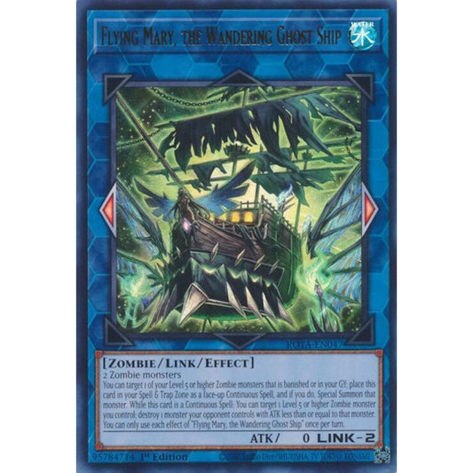 Flying Mary, the Wandering Ghost Ship ROTA-EN047 Ultra Yu-Gi-Oh Rage of the Abyss