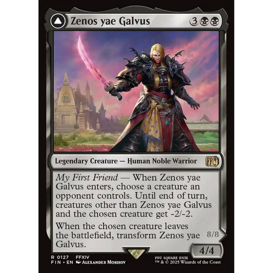 Zenos yae Galvus // Shinryu, Transcendent Rival rare 127 Magic the Gathering Final Fantasy