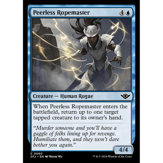 Peerless Ropemaster, 60, common, Magic: The Gathering, Outlaws of Thunder Junction