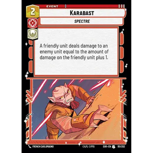 Karabast, 151, U, Star Wars Unlimited, Sparks Of Rebellion