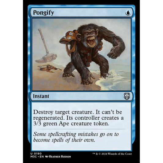 Pongify, 190, uncommon, Magic: The Gathering, Modern Horizons 3