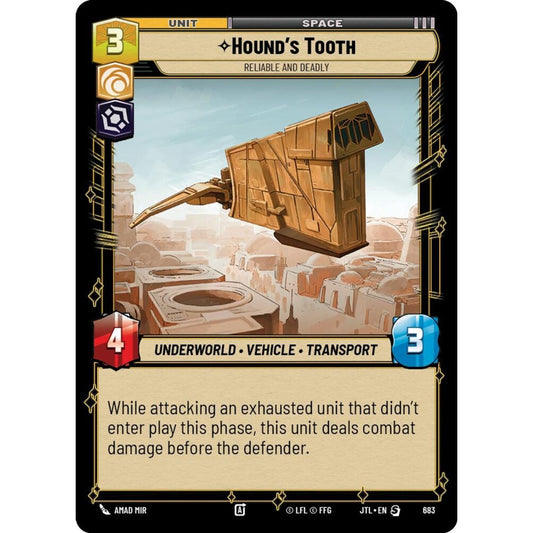 Hound's Tooth, S, JTL 683) Foil, Star Wars Unlimited