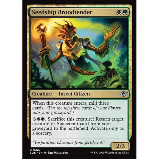 Seedship Broodtender uncommon 227 Magic the Gathering Edge of Eternities