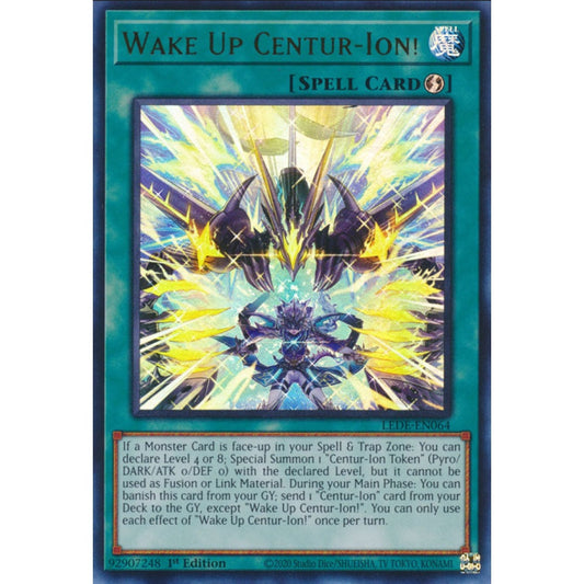 Wake Up Centur-Ion!, LEDE-EN064, Ultra Rare, Yu-Gi-Oh!, Legacy of Destruction