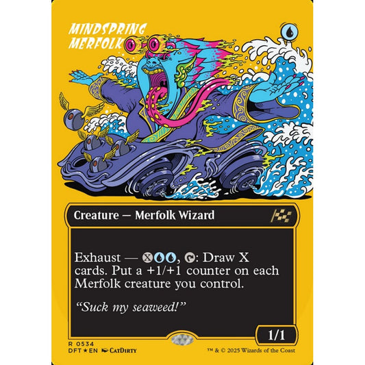 Mindspring Merfolk, 534, rare, Magic: The Gathering, Aetherdrift