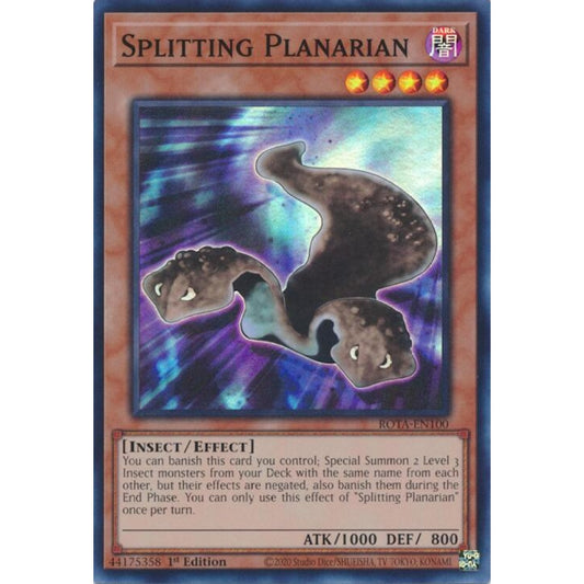 Splitting Planarian ROTA-EN100 Super Yu-Gi-Oh Rage of the Abyss