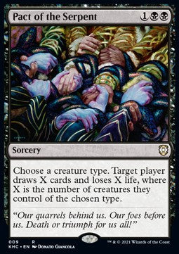 Pact of the Serpent - Commander: Kaldheim (Rare) [KHC-9]