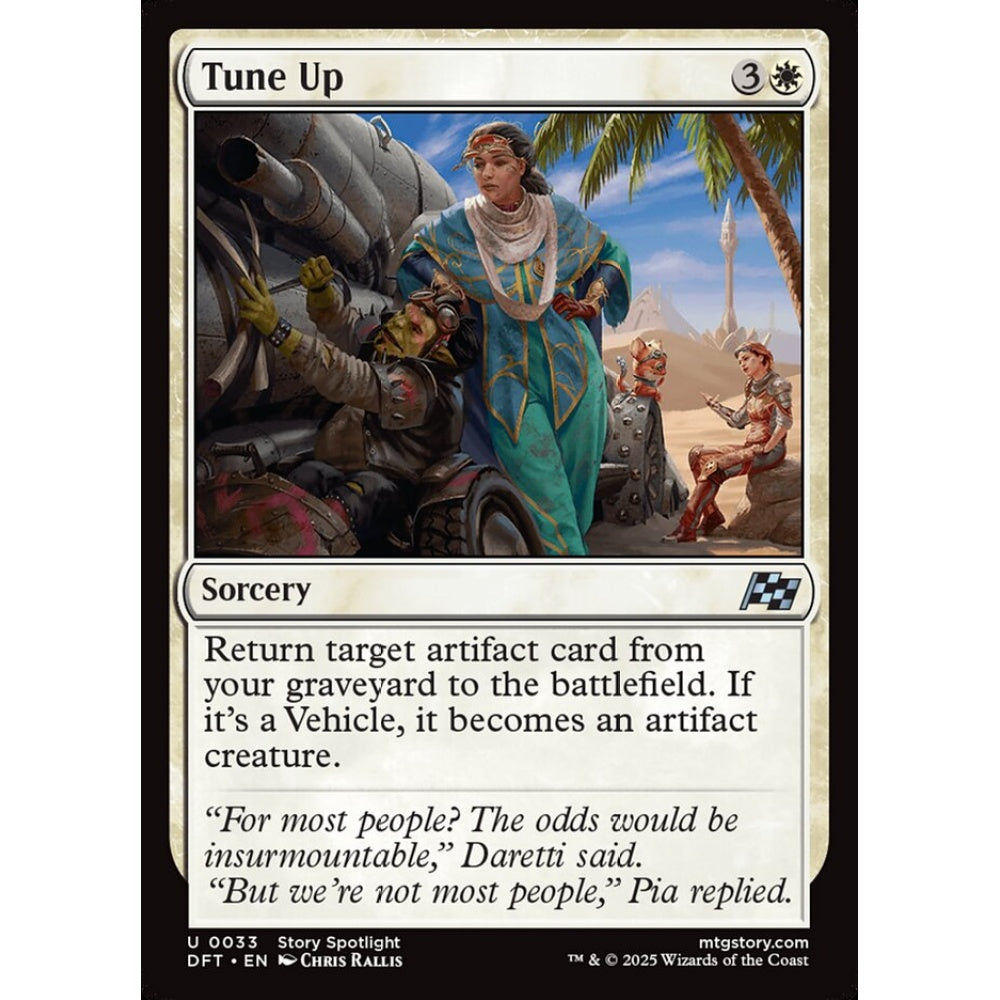 Tune Up, 33, uncommon, Magic: The Gathering, Aetherdrift