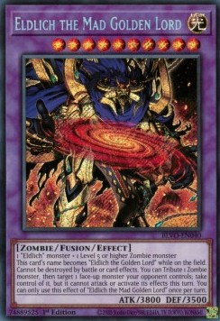 Eldlich the Mad Golden Lord - Blazing Vortex (Secret Rare) [BLVO-040]