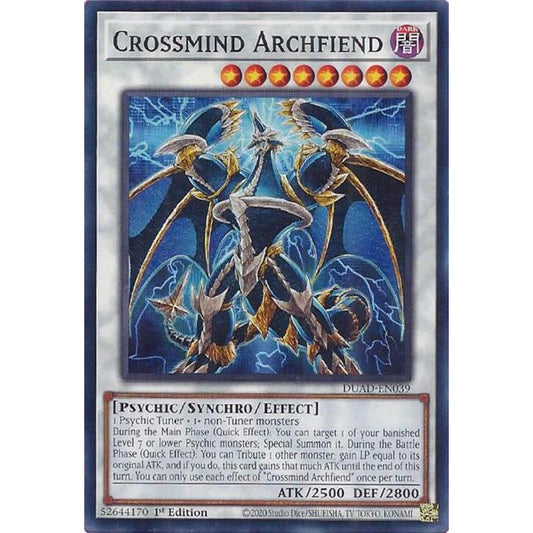 Crossmind Archfiend DUAD-EN039 Common Yu-Gi-Oh Duelist's Advance