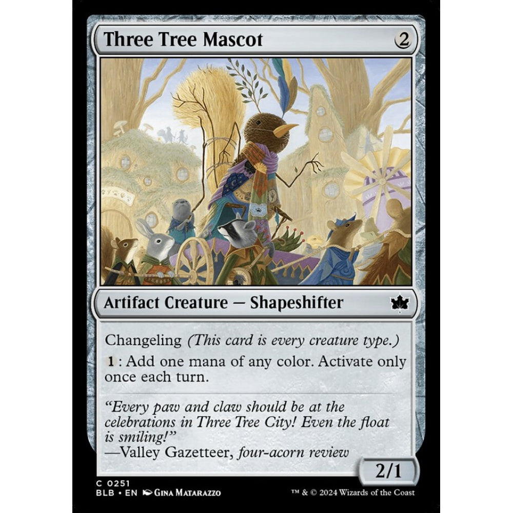 Three Tree Mascot, 251, common, Magic: The Gathering, Bloomburrow