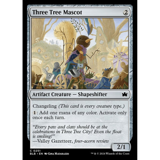 Three Tree Mascot, 251, common, Magic: The Gathering, Bloomburrow