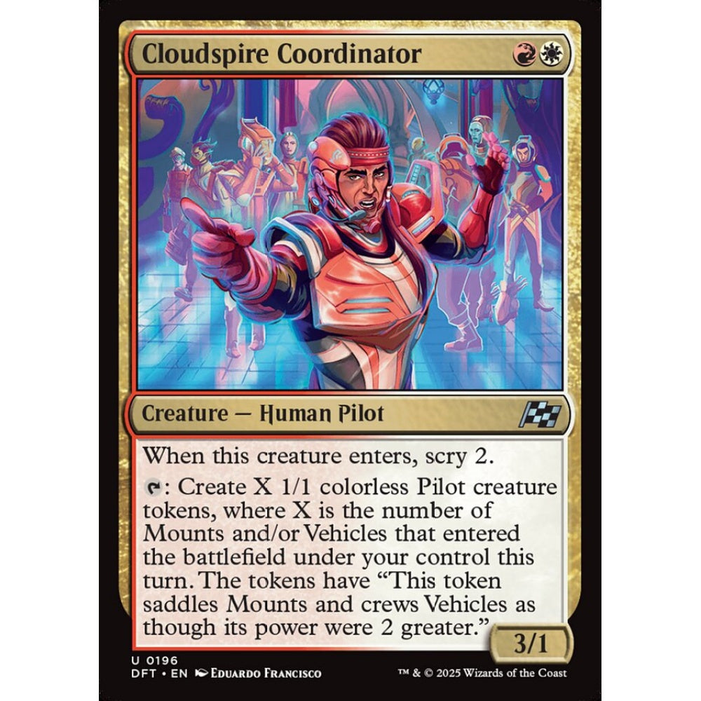 Cloudspire Coordinator, 196, uncommon, Magic: The Gathering, Aetherdrift