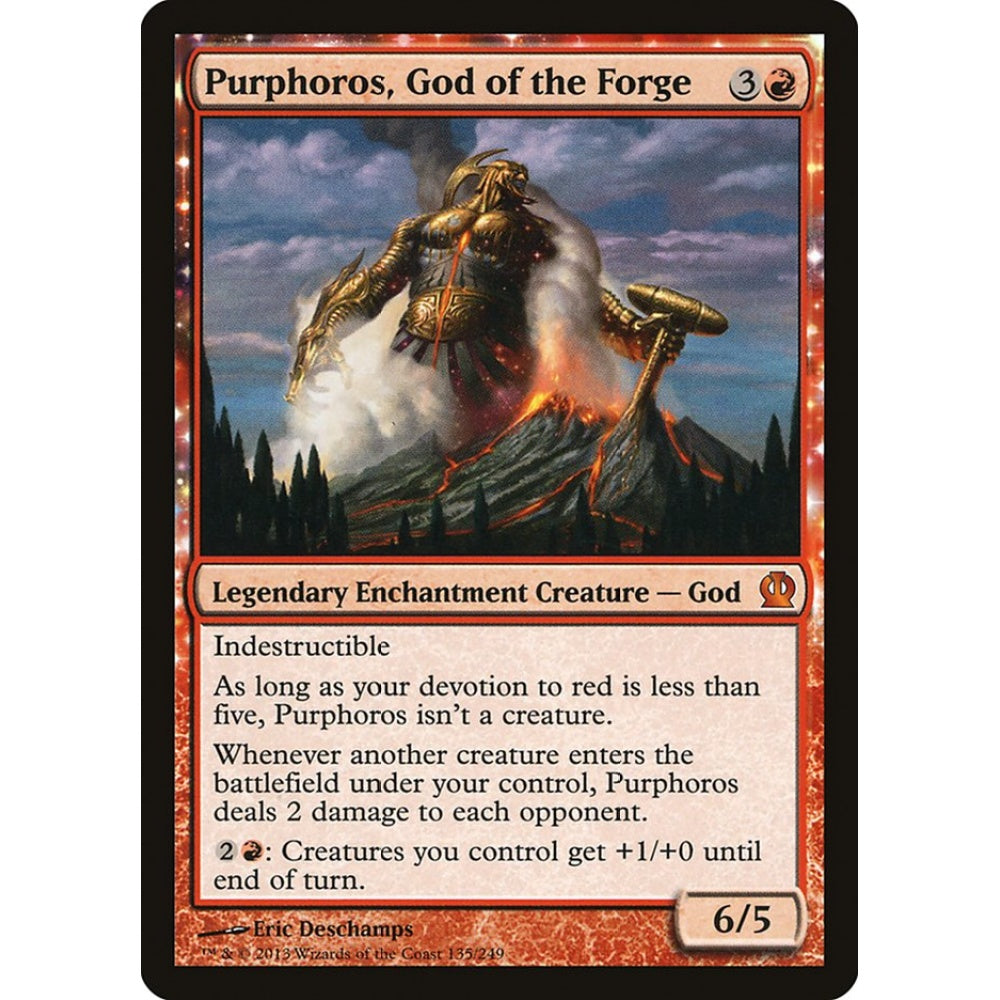 Purphoros, God of the Forge mythic 135 Magic the Gathering Theros