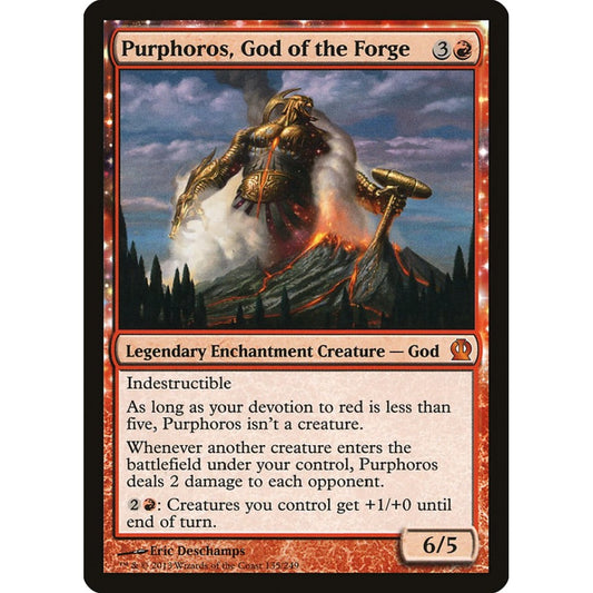 Purphoros, God of the Forge mythic 135 Magic the Gathering Theros