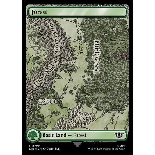 Forest, common, 722, Magic the Gathering, The Lord of the Rings: Tales of Middle-earth