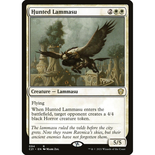 Hunted Lammasu rare 94 Magic the Gathering Commander 2021