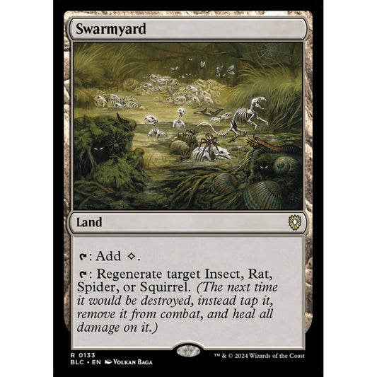 Swarmyard, 133, rare, Magic: The Gathering, Bloomburrow