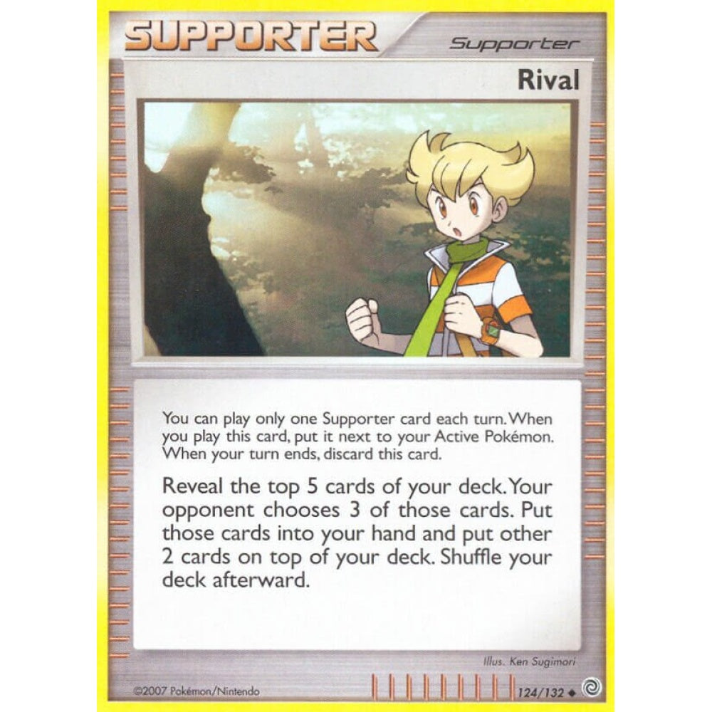 Rival Uncommon 124/132 Pokemon Card Game Secret Wonders