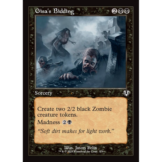 Gisa's Bidding, 379, common, Magic: The Gathering, Innistrad Remastered