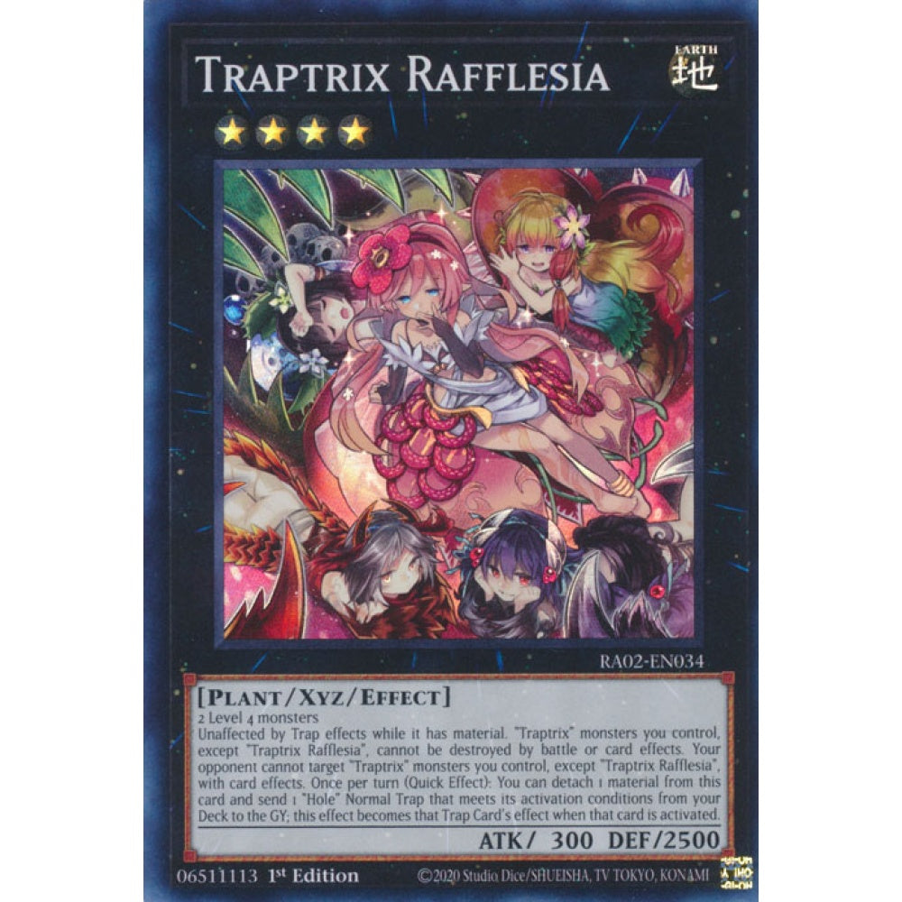 Traptrix Rafflesia RA02-EN034 Platinum Platinum Secret Rare Yu-Gi-Oh 25th Anniversary Rarity Collection II in Art