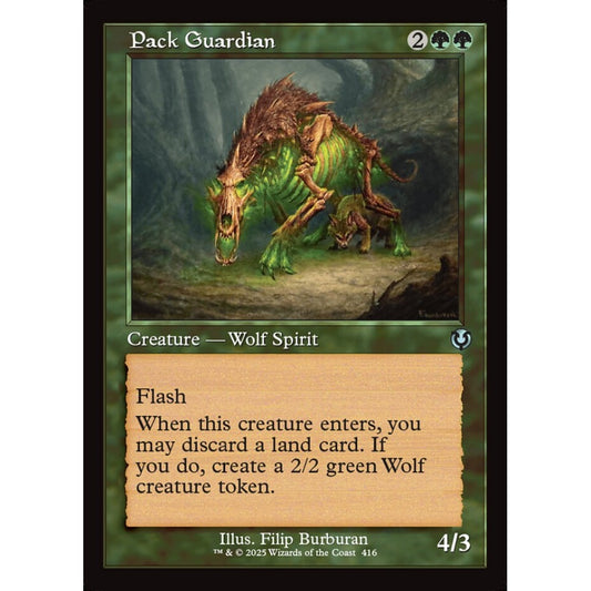 Pack Guardian, 416, uncommon, Magic: The Gathering, Innistrad Remastered