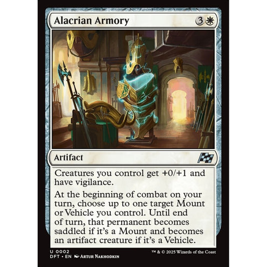 Alacrian Armory, 2, uncommon, Magic: The Gathering, Aetherdrift