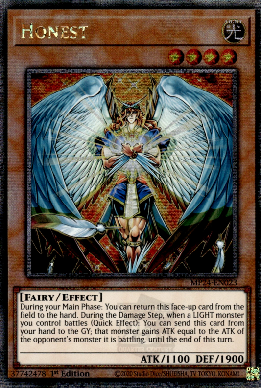 Honest LODT-EN001 Secret Secret Rare Yu-Gi-Oh Light of Destruction in Art