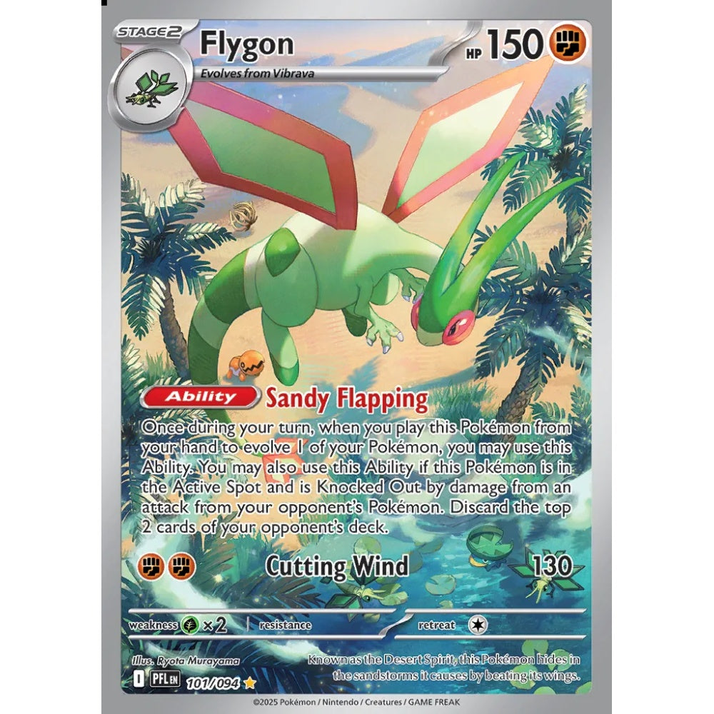 Flygon Illustration Rare 101/094 Pokemon Card Game Phantasmal Flames