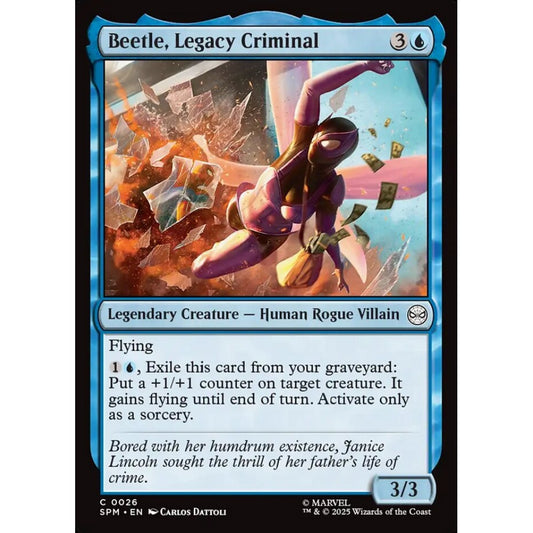 Beetle, Legacy Criminal common 26 Magic the Gathering Marvel's Spider-Man