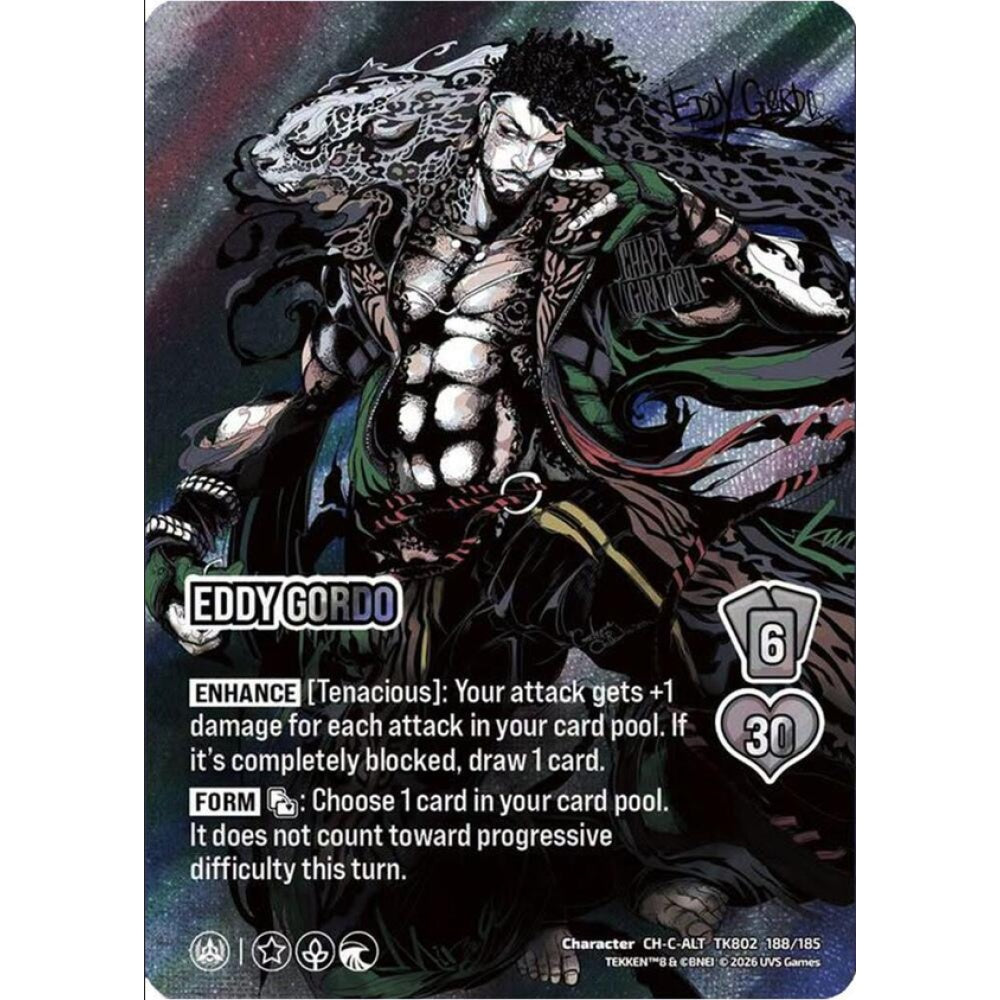 Eddy Gordo 188/185 TK802 Universus Tekken 8 Character CH-ALT