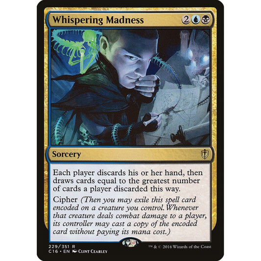 Whispering Madness rare 229 Magic the Gathering Commander 2016