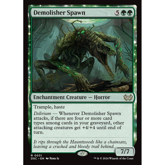 Demolisher Spawn, 31, rare, Magic: The Gathering, Duskmourn: House of Horror