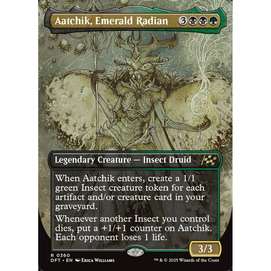 Aatchik, Emerald Radian, 360, rare, Magic: The Gathering, Aetherdrift
