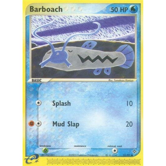 Barboach Common 51/97 Pokemon Card Game EX Dragon