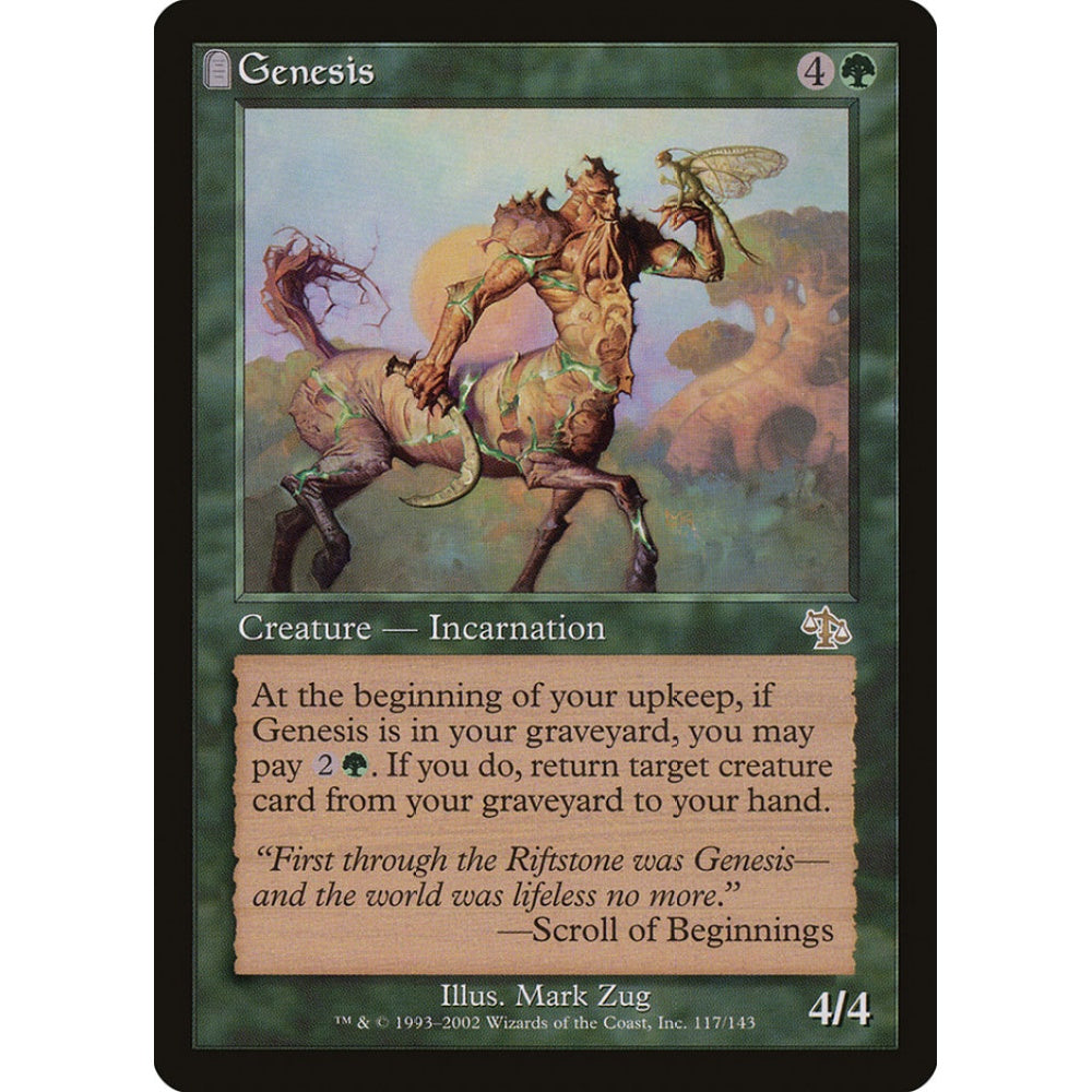 Genesis rare 117 Magic the Gathering Judgment