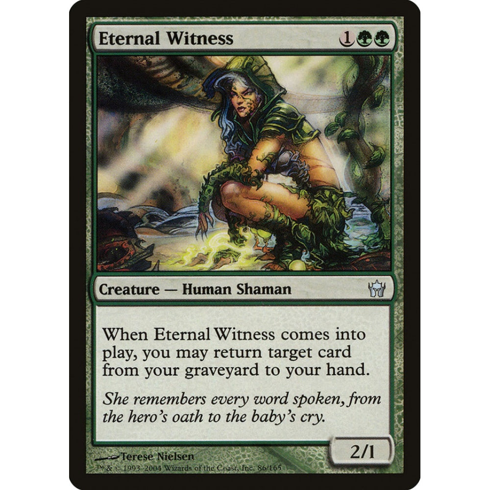 Eternal Witness uncommon 86 Magic the Gathering Fifth Dawn