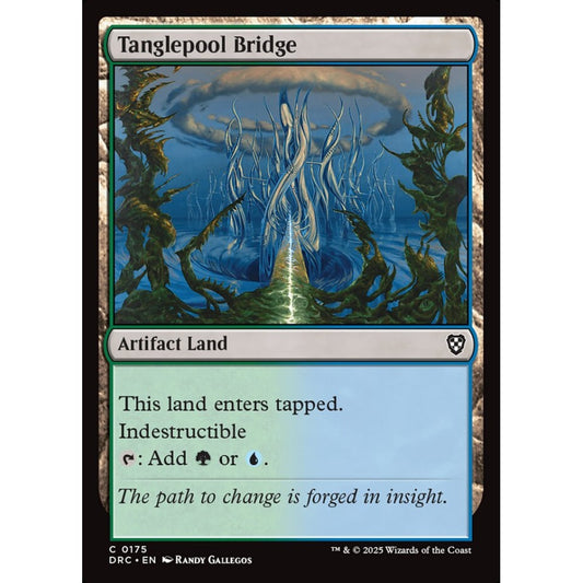 Tanglepool Bridge, 175, common, Magic: The Gathering, Aetherdrift Commander