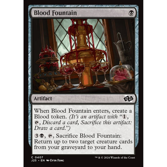 Blood Fountain, 407, common, Magic: The Gathering, Foundations Jumpstart
