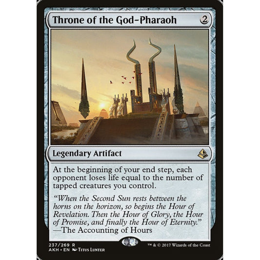 Throne of the God-Pharaoh rare 237 Magic the Gathering Amonkhet