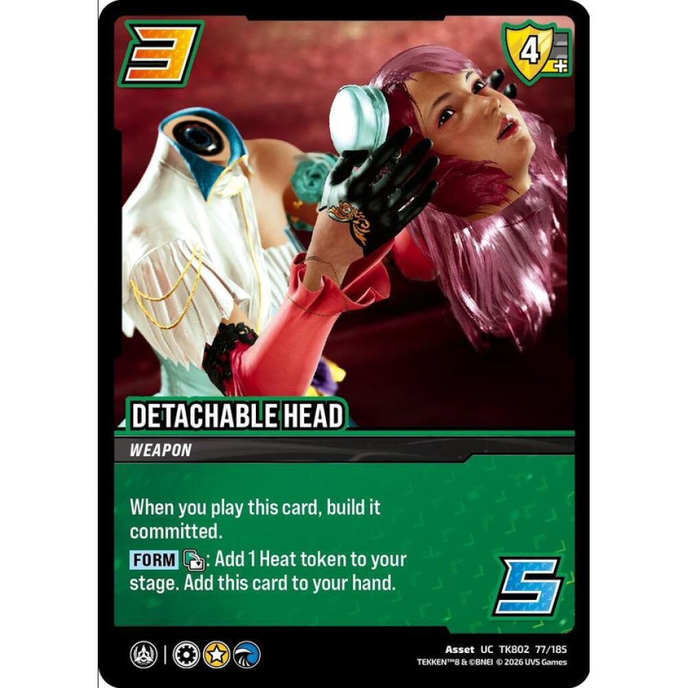 Detachable Head 77/185 TK802 Universus Tekken 8 Asset UC