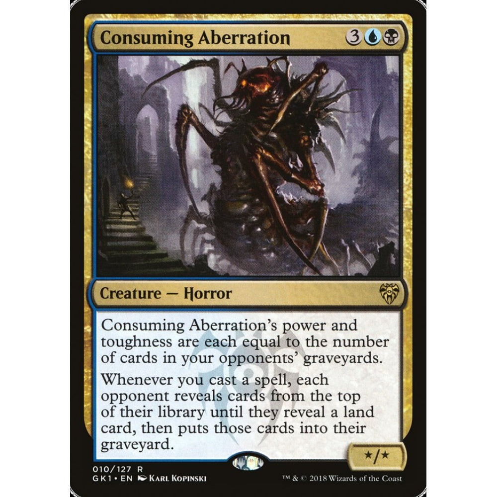 Consuming Aberration rare 10 Magic the Gathering GRN Guild Kit