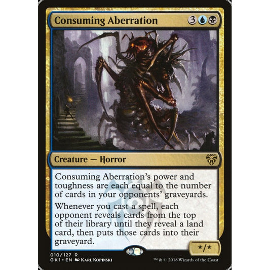 Consuming Aberration rare 10 Magic the Gathering GRN Guild Kit
