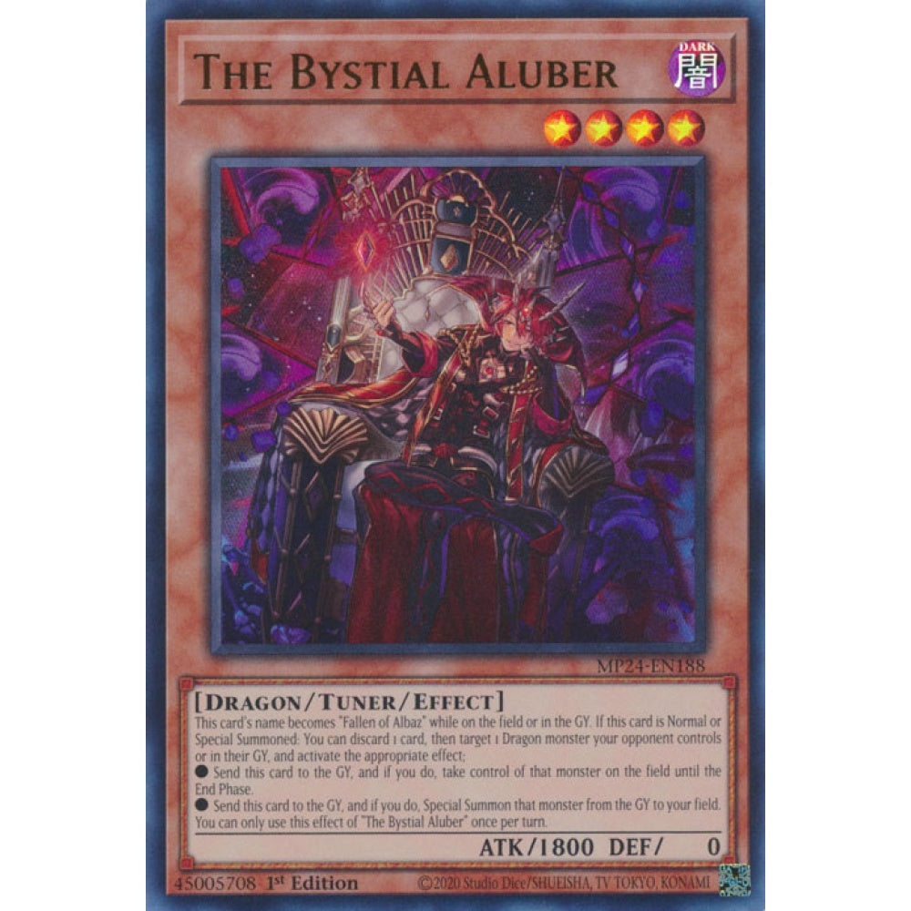 The Bystial Aluber MP24-EN188 Ultra Ultra Rare Yu-Gi-Oh 25th Anniversary Tin: Dueling Mirrors in Art