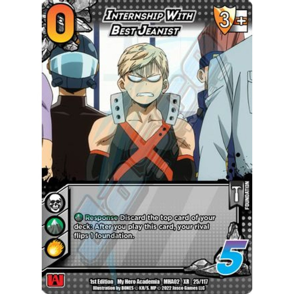 Internship With Best Jeanist, 25/117, XR, UniVersus, MHA02 Crimson Rampage