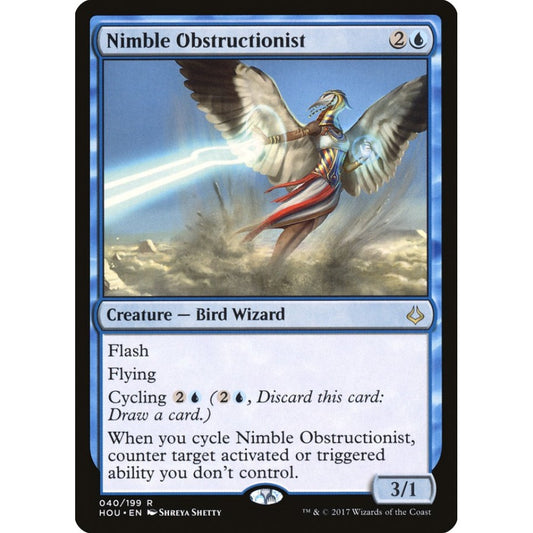 Nimble Obstructionist rare 40 Magic the Gathering Hour of Devastation
