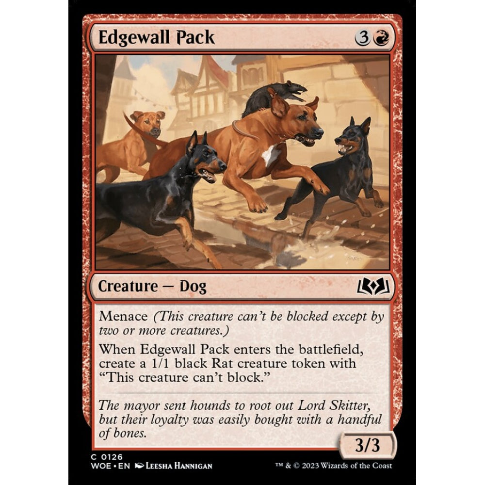 Edgewall Pack, common, 126, Magic the Gathering, Wilds of Eldraine