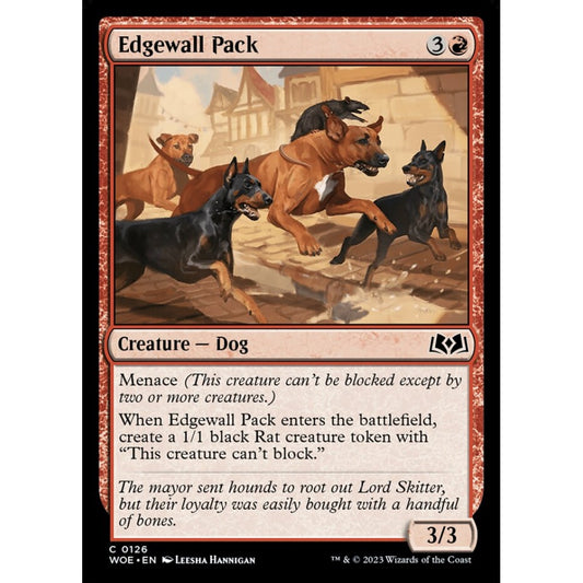 Edgewall Pack, common, 126, Magic the Gathering, Wilds of Eldraine