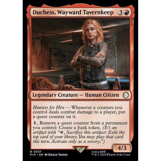 Duchess, Wayward Tavernkeep rare 57 Magic the Gathering Fallout